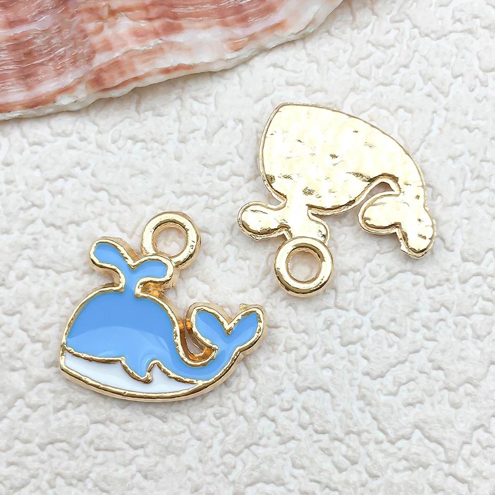 

Серия «Озеро Блю» DIY Ювелирные изделия: Корейские серьги в морском стиле, брелок, браслет с подвесками из сплава, покрытыми капельной эмалью, в виде морской звезды и осьминога