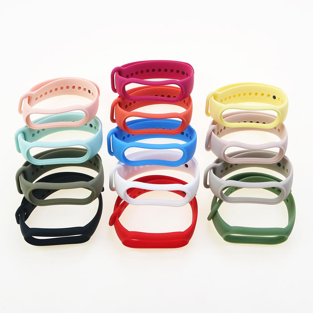 Silikon Welt Xiaomi Mi Band 5 Silikonarmband Sportarmband Uhr Silikon-Handgelenkband Für Miband 5 4 3 Armband Armband