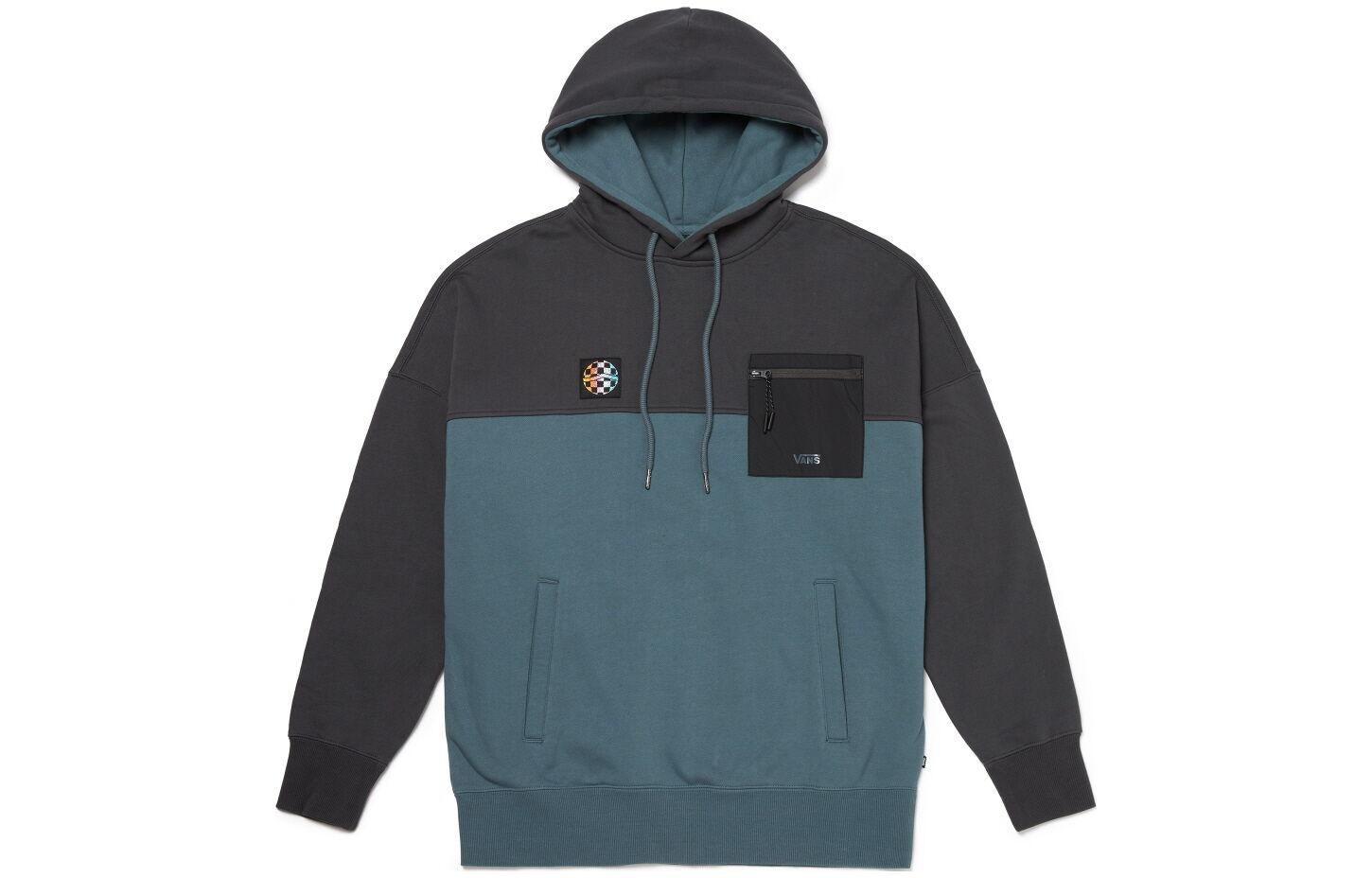 Толстовки Vans Женские Бирюзовые С капюшоном Умеренные Другие VN0A7YIPRV2 XL