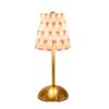Metal Base Pleated Desk Lamp Fabric Shade Dimmable Touch Bedside Lamp USB Charging 3 Color Lights LED Night Light Bedroom