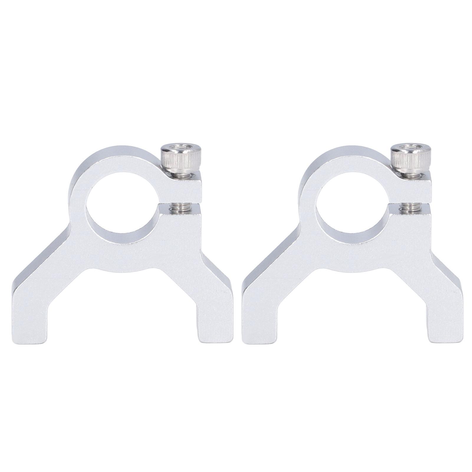 

2PCS Clamping Support 1 Side 2 Post M4 Thread Aluminum Clamp Mount Robot Shaft