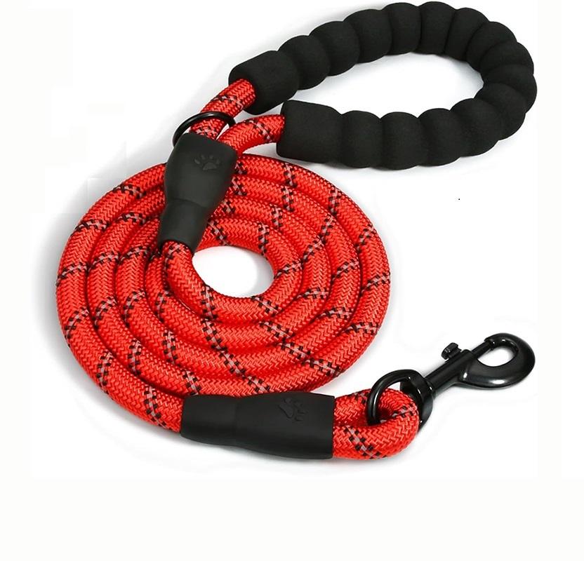 Double Strap for Dogs Lead Retractable Dog Leash for Big Strong Dog Pet Reflective Leash for Small Medium Dog Leash
