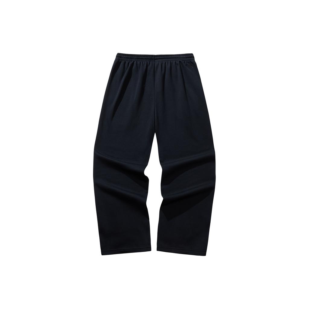 Anta Kyrie Basketball Series Long Pants 2025 Winter Knitted Sports Pants Unisex Pants Basic-Black 972541302-2