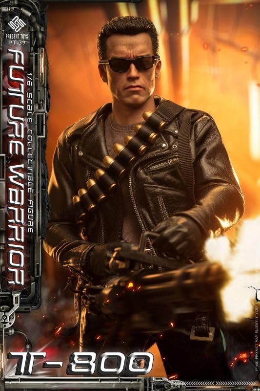Scale Future Warrior the Terminator [PRESENT TOYS] 1/6 Figure T-800 PT-sp39 (From Movie)