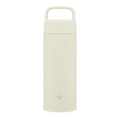 Zojirushi Mahobin Stainless Steel Mug Water Bottle 500ml Handle Type Dishwasher Safe Seamless Only 2 Care Points Ecru SM-RS50-WZ