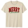 Merry Christmas Christmas Holidays Unisexs Unisexs Graphic Tee Shirt Festive