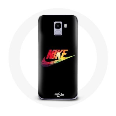 Pouzdro - Nike - Galaxy J6 2018 - Měkké - Černé - Logo