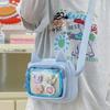Japanese JK Shoulder Bag Y2k Transparent Crossbody Bag Fashion Small Square Bag  Student