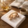 Wooden Body Massager Roller, Arch Design for Shoulder Neck Back , Handheld Massage Tool
