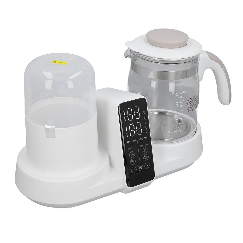 2 in 1 Baby Milchwärmer Intelligente Wärmedämmung Flaschenwärmer Herd Stewer mit 1200ml