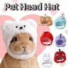 Plush Elastic Pet Head Hat Cute Pet Headgear Lovely Accessories Dog Dress Up Cap  Winter Season