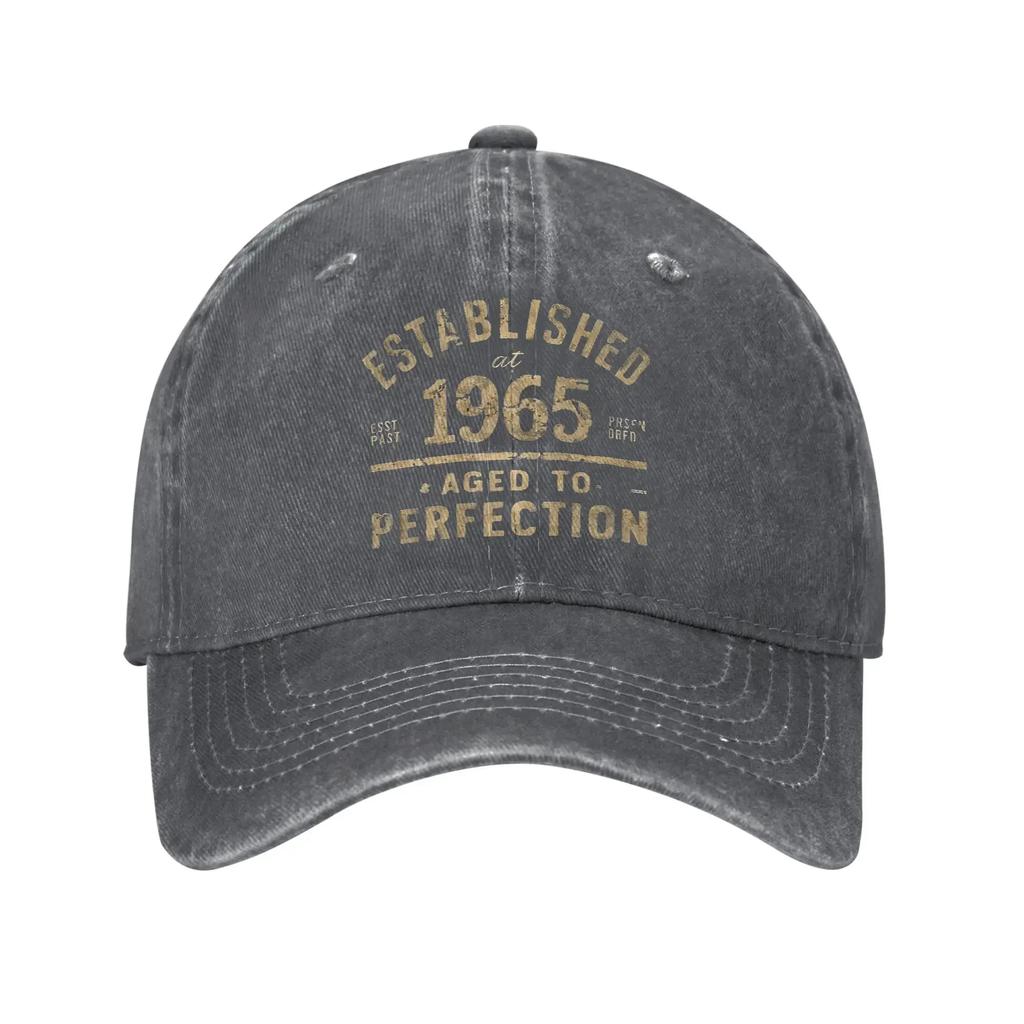Cappellino da Baseball Fondato Nel 1965 Invecchiato Alla Perfezione Regalo di Compleanno Moda Estiva Cappelli Hip Hop Cappellini da Baseball Unisex per la Caccia