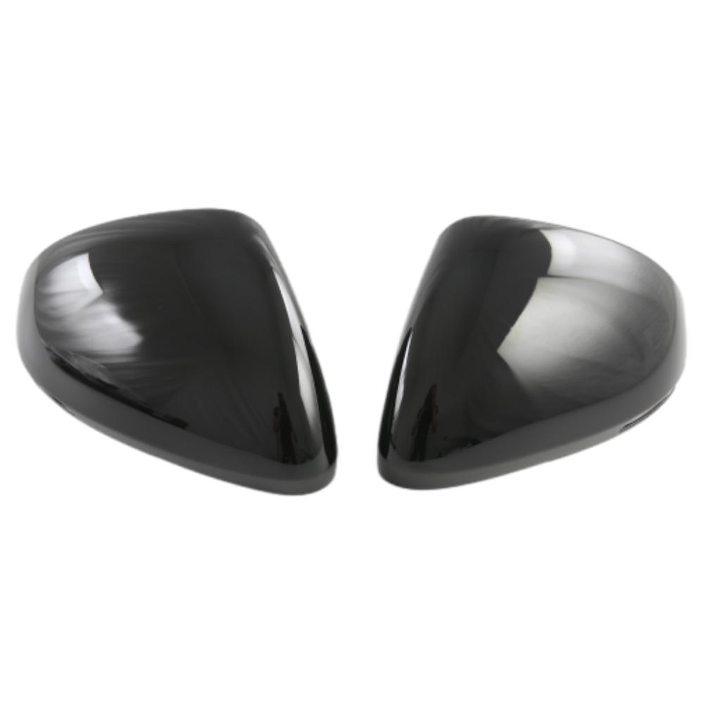 For BYD Yuan Up /Atto 2/ S1 Pro 2024 2025 2026 2Pcs Car Side Door Rearview Mirror Cover Shell Cap Decorative Carbon Fiber Black