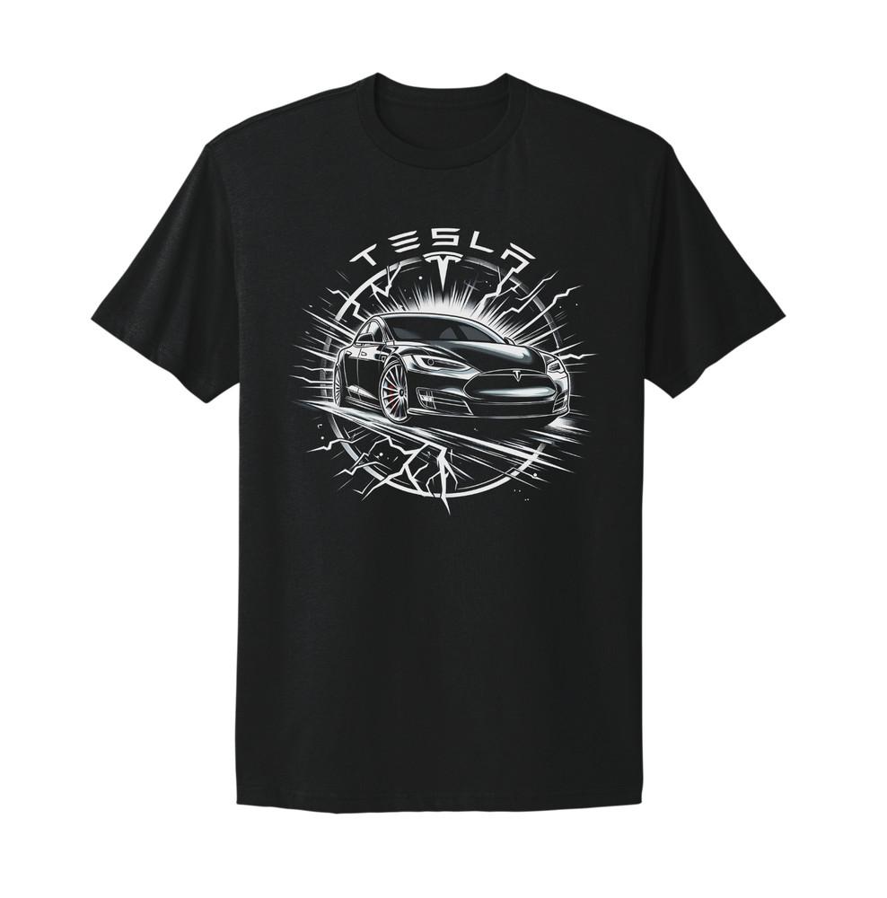 Tesla, Modell, Elon Musk, Space X, Cybertruck, Elektroauto T-Shirt Unisex T-Shirt