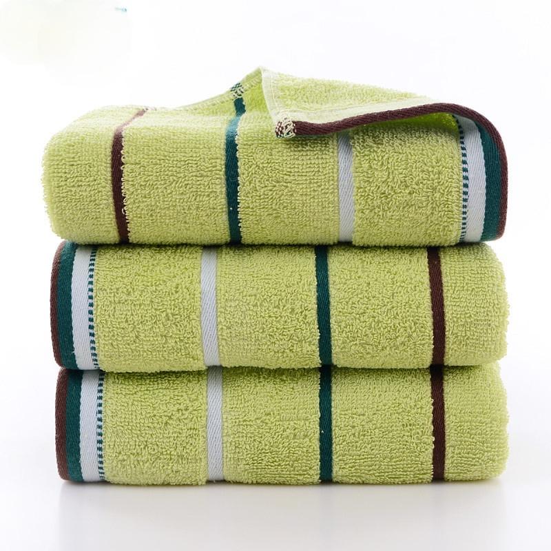 2pcs Cotton Face Towel 34*74cm Adult Soft Terry Absorbent Quick Drying Body Hand Hair Bath Towels Washbasin Facecloth Bathroom