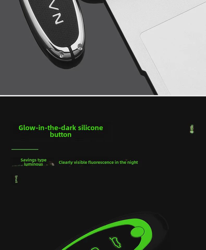 2024 Dongfeng Nano 01 Key Cover: Advanced Metal Car Shell with Buckle Modification for New Energy Models