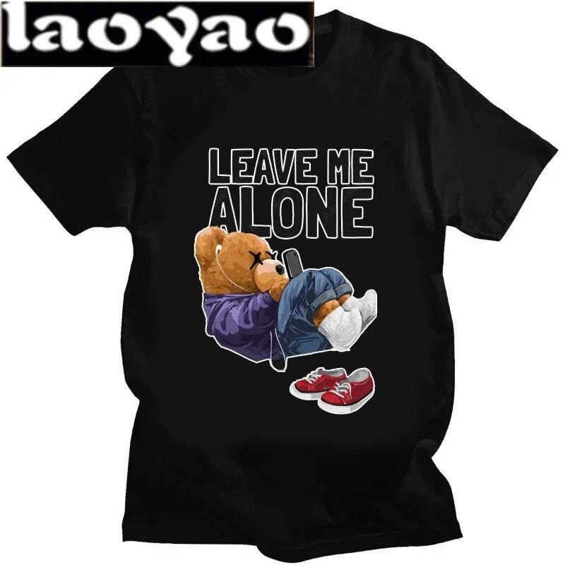 Tricou cu imprimeu cu ursuleț de pluș cu bani Tricou unisex pentru femei.