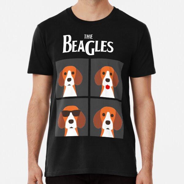 The Beagles Black Premium T-Shirt S To 5XL Made In the AU/USA T-Shirt