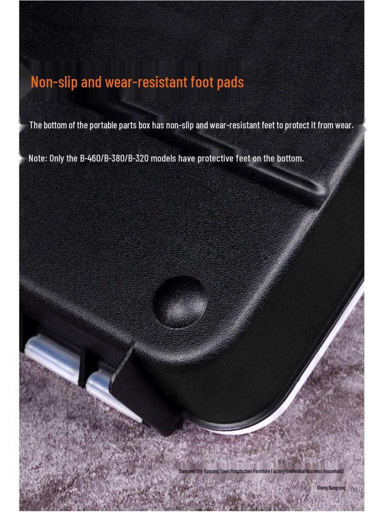 Portable Transparent Plastic Parts Organizer - Thickened Screw & Accessories Storage for Electricians