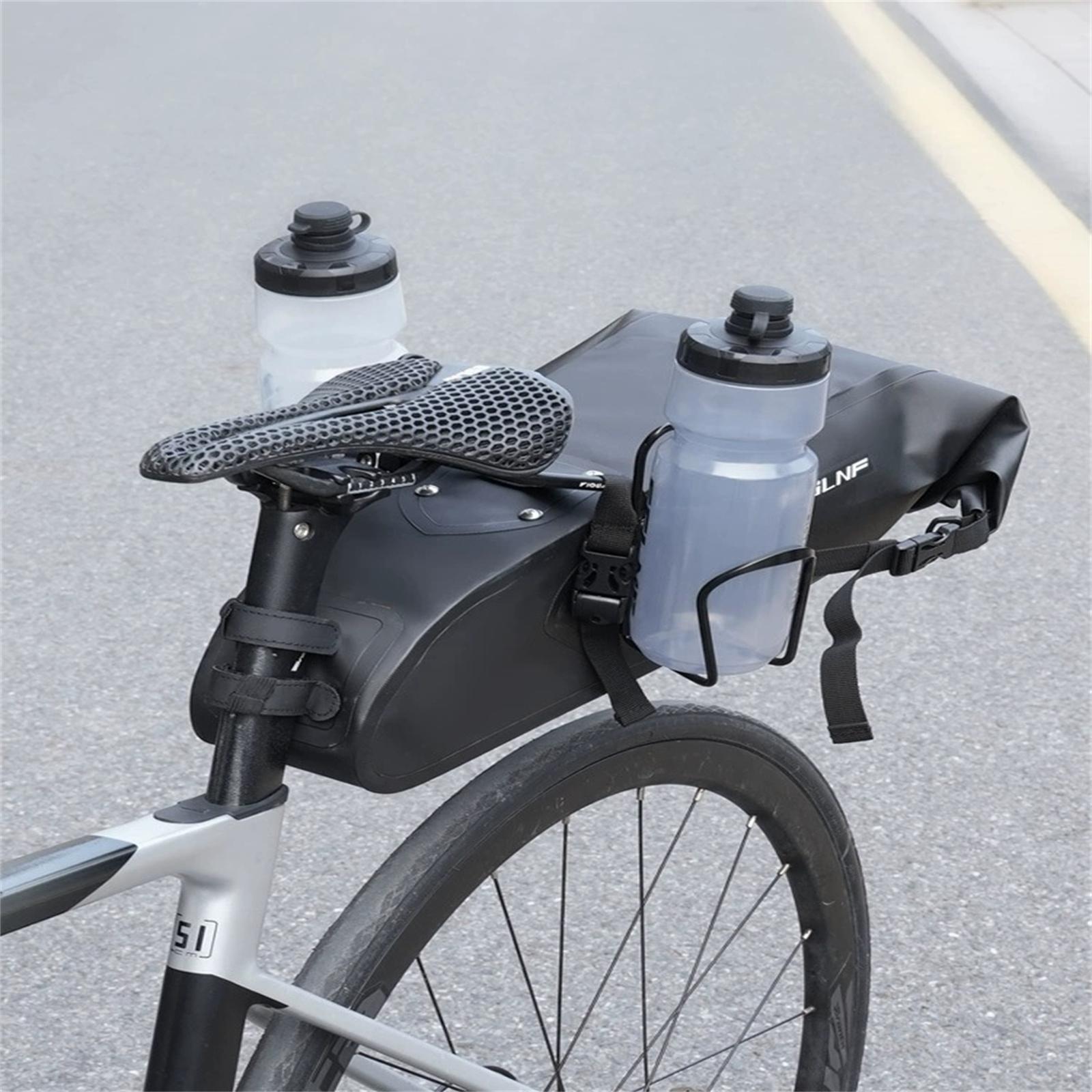 

Bike Tail Bag Stability Frame Fixed Frame Riding Big Tail Bag Fixer Double Water Bottle Frame Transfer Seat -Shaking One Size чёрный