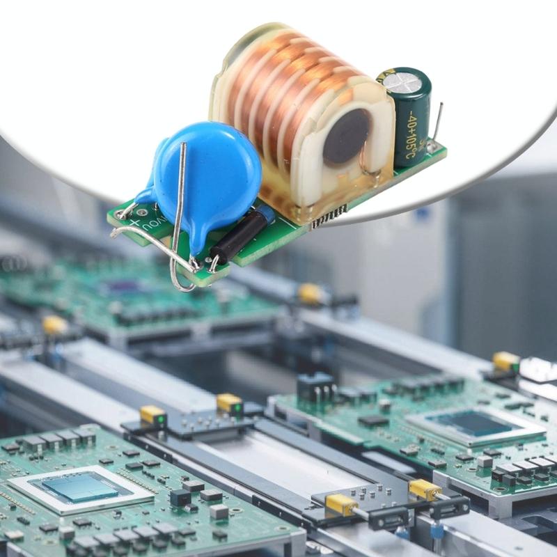 3V-4.5V 15KV Generator Module Stepping Up Adapter Igniter Coil Module High Efficiency Low Heat for 18650 Battery