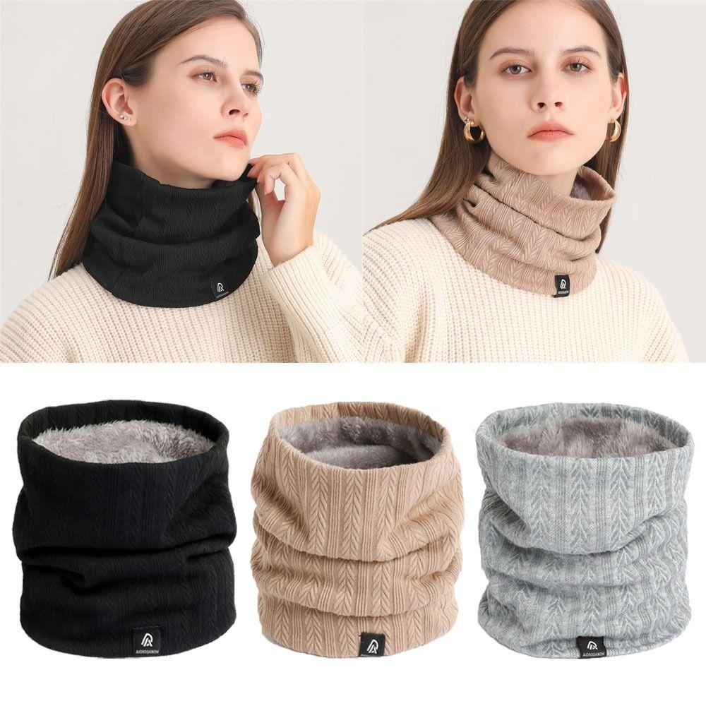Circle Wrap Winter Ring Scarf Plush Warm Thick Muffler Multifunctional Full Face Mask