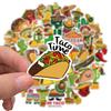 10/50Pcs Mexican-style Food Stickers Graffiti Stickers for DIY Luggage Laptop Skateboard Motorcycle Bicycle Stickers
