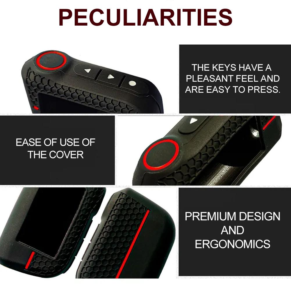 1/2/3PCS Silicone Car Key Case Cover Shell Fob For Starline A93 A63 Russian Version Two Way Car Alarm Remote Controller Keychain