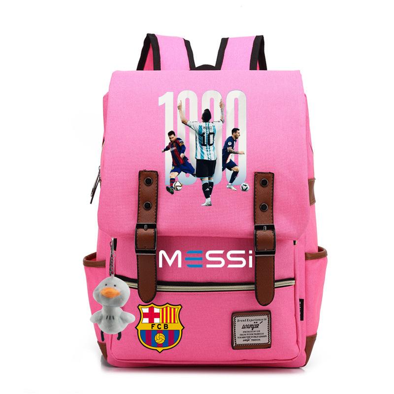 2023 neuer Schulranzen Lionel Messi Koreanischer Oxford-Stoff Rucksack Nylon, Reisetasche Damen Outdoor Rücken
