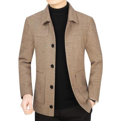 Men Wool Blazers Suits Jackets Wool Blends Male Business Casual Suits Coats Slim Fit Blazers Coats Men's Clothing
