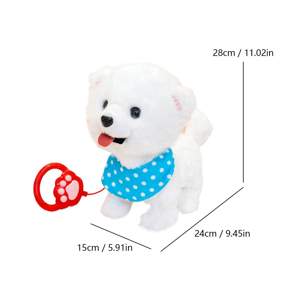 Robot Dog Interactive Sound Control Cat Lick Tongue Electronic Plush Puppy Toys Talk Bark Sing Song Music Electric Singing Dog