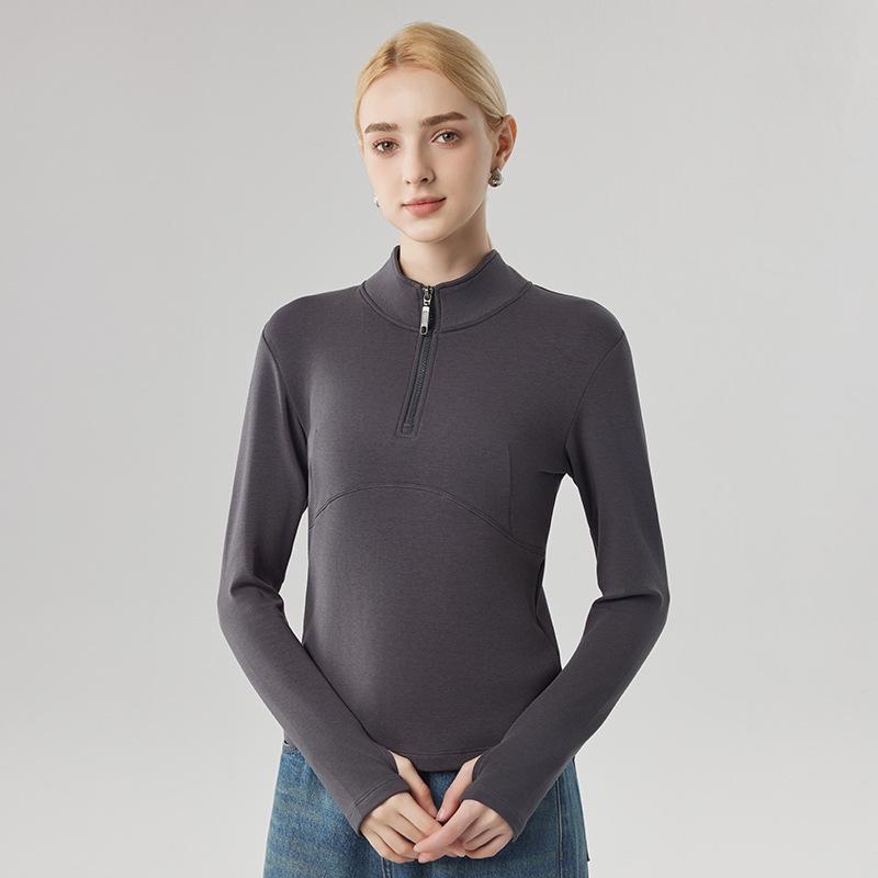 Women's Canary Jacket: Autumn/Winter Casual Cardigan, Stand-Up Collar, Windproof, Thickened, Warm Sports Top.