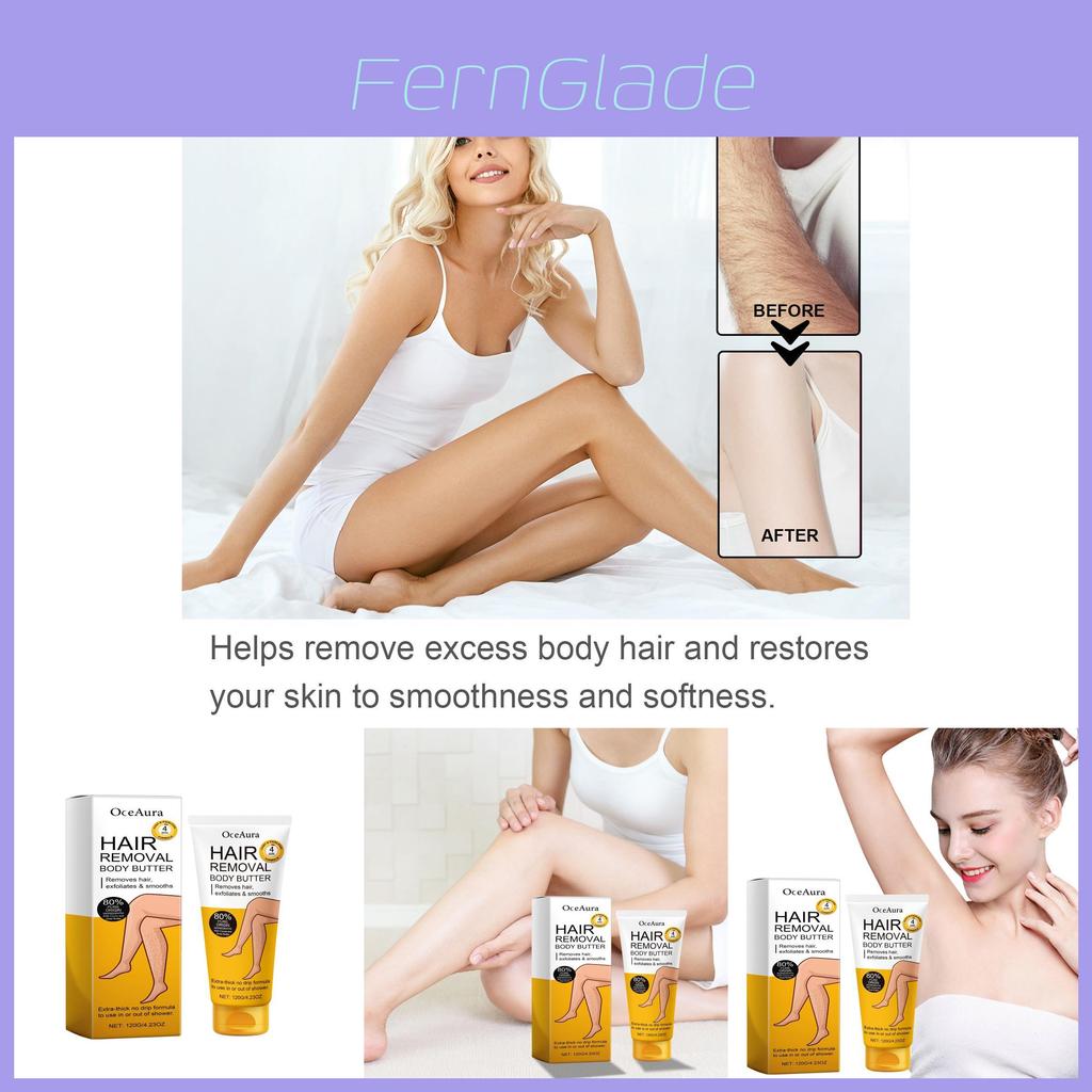 Oceaura Gentle Hair Removal Cream Ideal For Sensitive Skin Underarms And Legs 120g