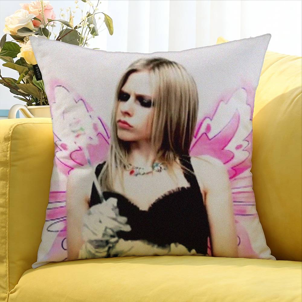 Avril Lavigne World Various Sizes Square Pillow Case For Car Home Bedchamber Decor