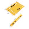 Cabinet Hardware Jig Template Tool Adjustable Dowel Drilling Guide Woodworking Punch Locator for