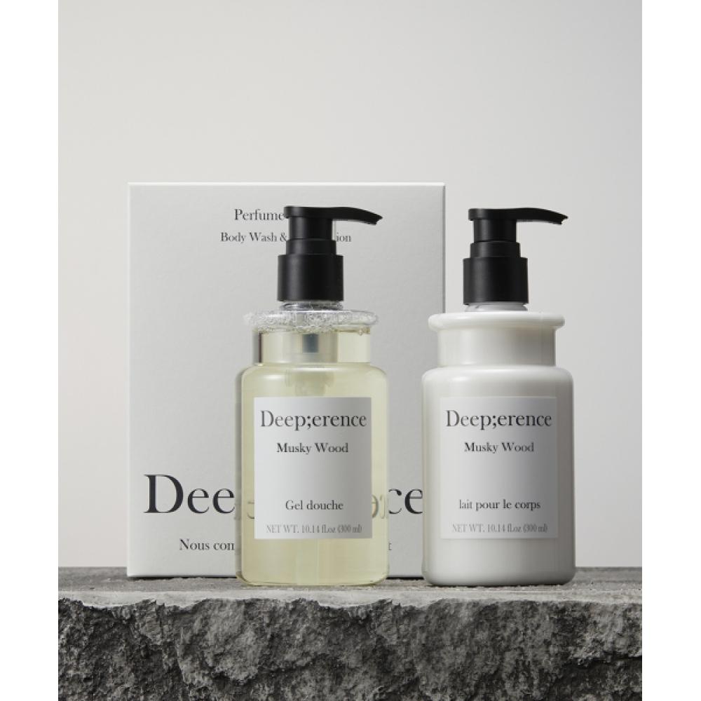 

Deeperence Perfumed Body Wash Lotion Duo Set [muskey Wood] Perfume de Body Wash Duo Set [Musky Wood]