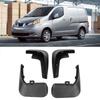 4Pcs Car Accessories Car Mud Flaps Mudguards Replacement Fit for Nissan NV200 2010 2017