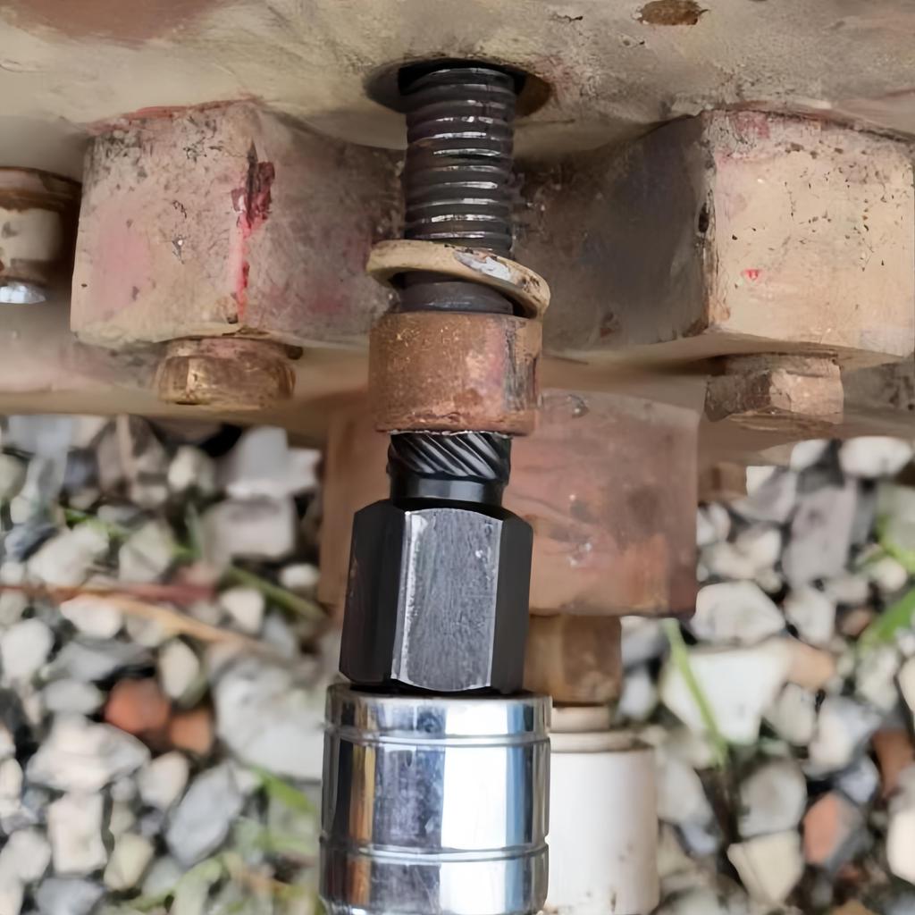 10 buc extractor de șuruburi cu cap hexagonal, multi-spline, ușor de îndepărtat, extractor de dezizolare pentru șuruburi rupte (1/8"-13/32") unealtă de înlăturare