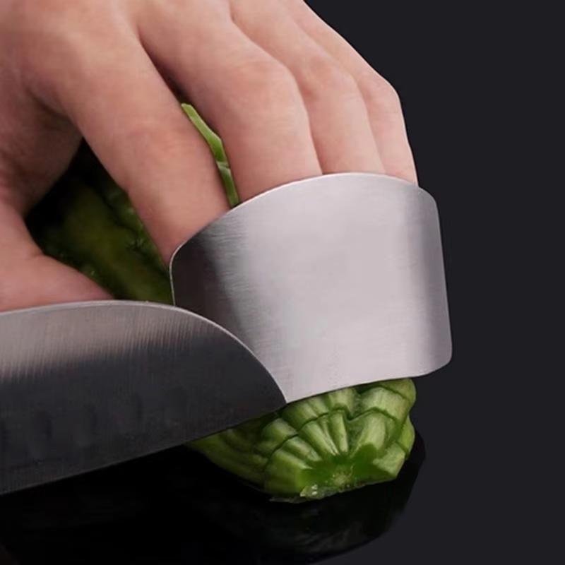 Stainless Steel Finger Hand Protector Kitchen Tool Vegetable Chopping Hand Guard