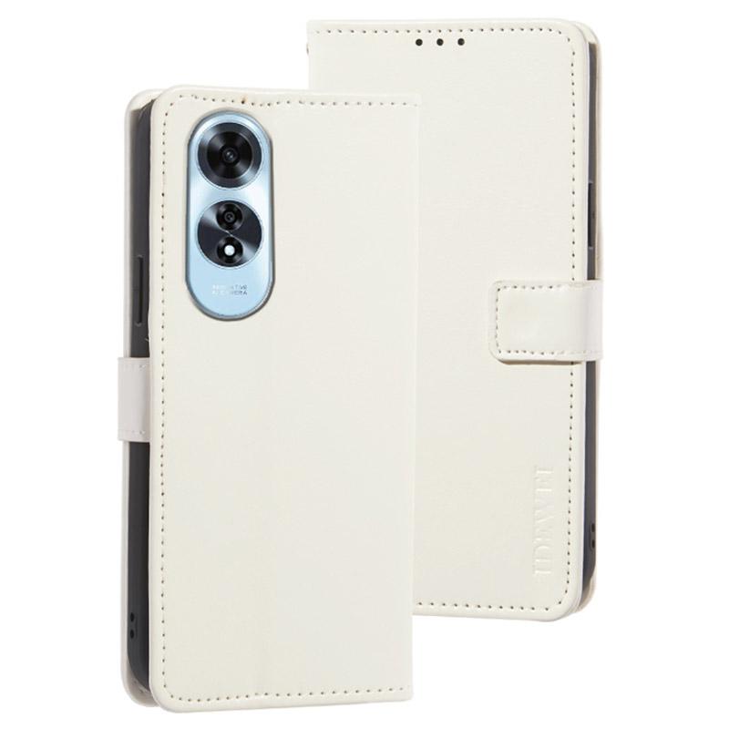 IDEWEI Etui Portfel Skórzane Tekstura Crazy Horse na Telefon Oppo A60 4G