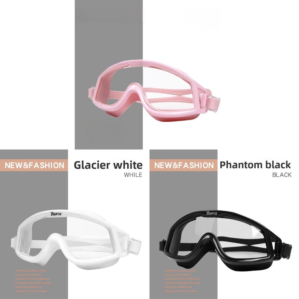 Antifog Swim Goggles With Pc Lenses For Adults And Teens Waterproof Dive Mask