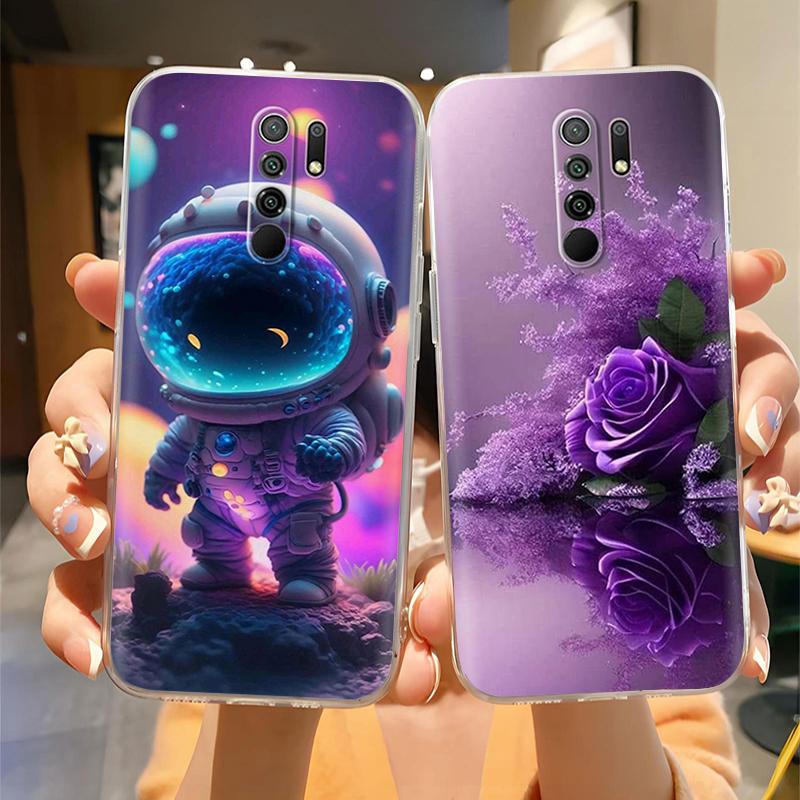 Phone Case For Xiaomi Redmi 9 Cute Panda Phone Cover For Redmi 9 Prime Redmi9 Cases Funda Soft Silicone Protective Back Cover