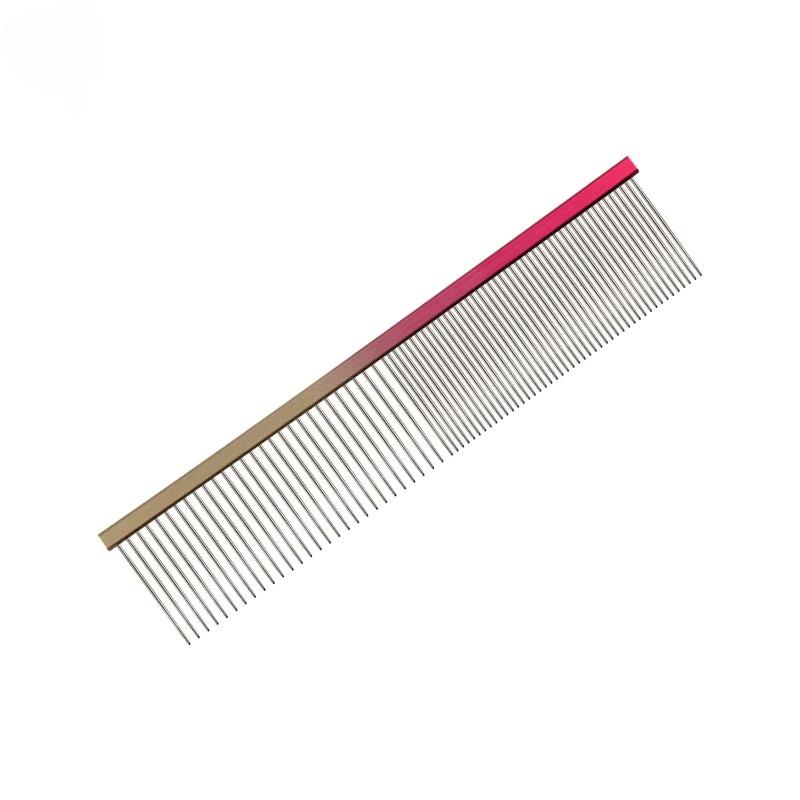 Professional Pet Grooming Comb, Gradient Pet Deluxe Pointed Tail Comb for Cat & Dog Styling Finishing and Fluffing Comb