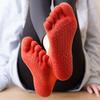 Yoga Dance Thicken Cotton Harajuku Non-Slip Sports Fitness Socks Five Finger Socks Women Hosiery