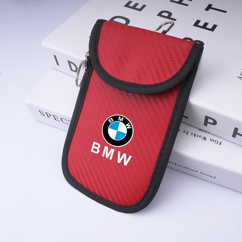 Car Key Signal Shielding Bag Anti-theft RFID Keychain Case For BMW M E92 E91 E90 E87 F10 F20 F30 X3 X5 E46 E39 E60 E36 E30 E61 GQ6