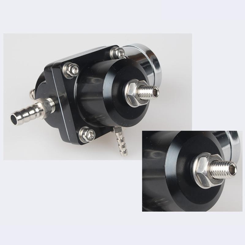 Adjustable Racing Fuel Pressure Regulator With Gauge Fuel Supercharger