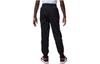 Kids' Jordan Knitted Sweatpants Kids' Apparel, Solid Color Lace Up Casual Fleece Lined Elastic Cuff Black FZ1875-010