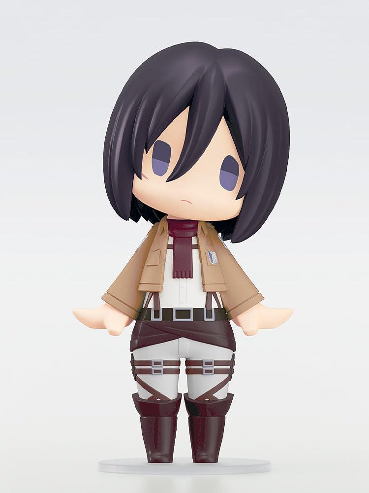 GOOD SMILE Attack on Titan Mikasa Ackerman Plastic Painted Movable Figure HELLO! Non-scale