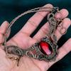 Red Fire Labradorite Necklace Handmade Copper Wire Wrapped Necklace Jewelry Natural Gemstone Adjustable Wire Necklace Womens Jewelry Gifts