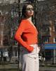 Long Sleeve QU Style 220109 Orange